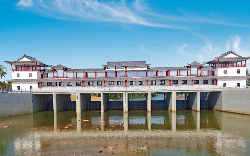 建设开门红 | 琼海北岸水闸工程提前完工