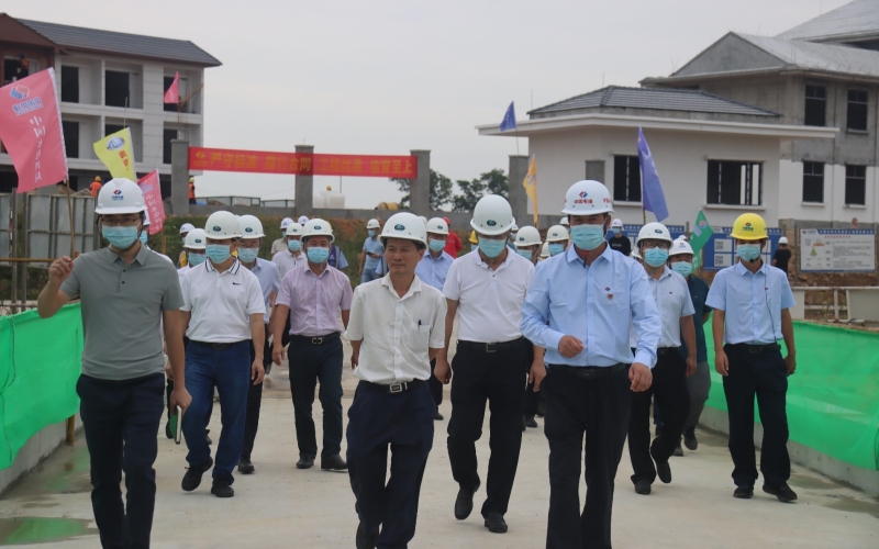 实地观摩取履历  交流学习促提升——2022年度海南省重洪流利工程现场会在天角潭项目营地召开