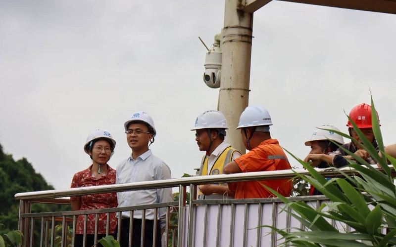 海南控股党委委员、副总司理江雄标到迈湾水利枢纽工程现场调研指导事情