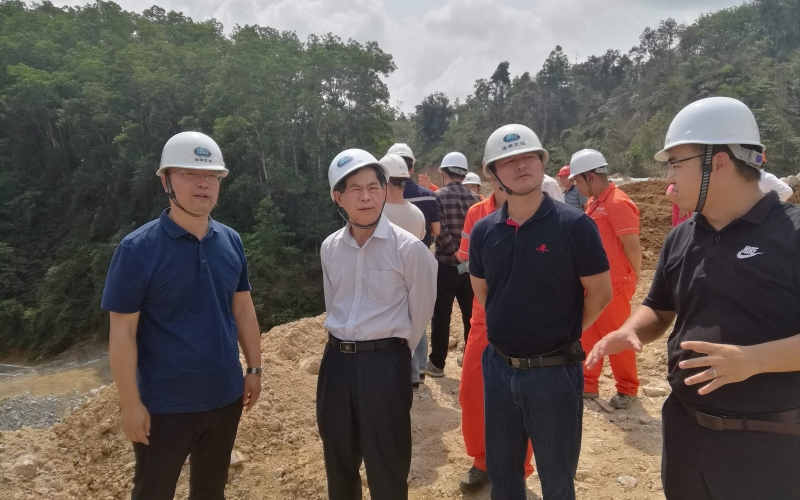 水利部珠江委员会联合海南省水务厅到迈湾水利枢纽工程检查水土坚持事情