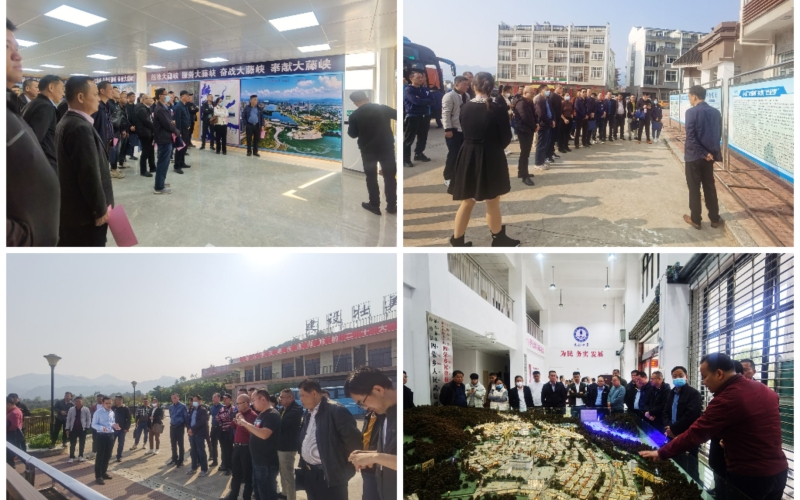 迈湾水利枢纽工程下层移民干部 赴广西调研学习移民安顿事情