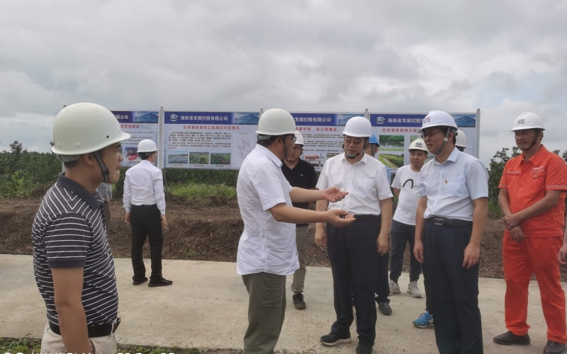 【走下层、抓党建、促生长】海南控股直属机关党委一行走访红岭灌区田间工程