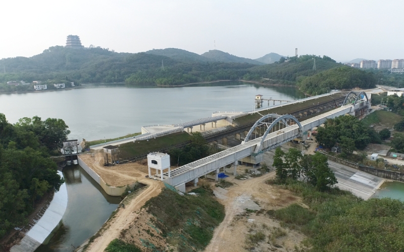 建设开门红 | 琼西北供水工程项目西干渠改扩建沙河渡槽主体结构所有完成