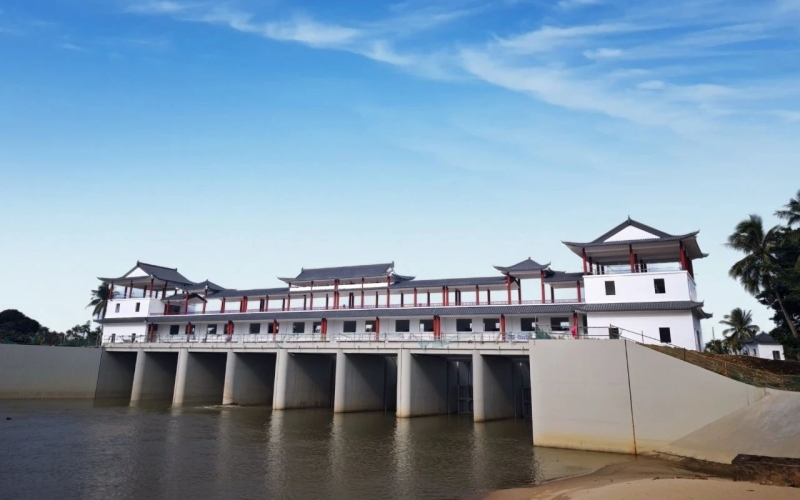 建设开门红 | 海南省2022年度病险水闸除险加固工程7座水闸完成主体工程建设