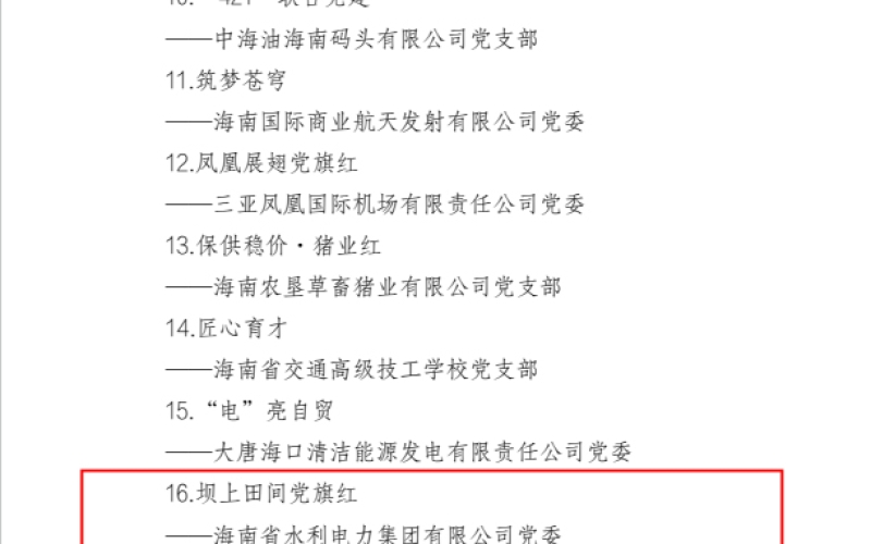 70net永乐高集团党建品牌再创佳绩，，，，，荣获“第二批海南自贸港国企党建品牌”称呼