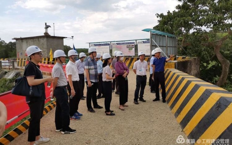 海南控股公司联合督导组对天角潭水利枢纽工程开展督导检查事情