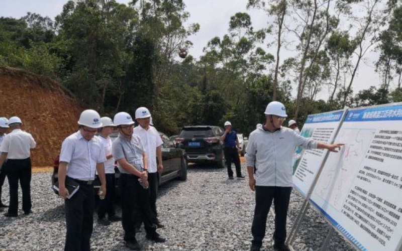 海南控股工程建设项目联合督查组到迈湾水利枢纽 工程开展联合督导检查