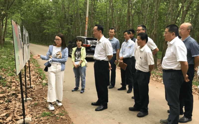 省水务厅厅长王强一行赴天角潭水利枢纽工程现场检查指导征地移民安顿及项目建设事情