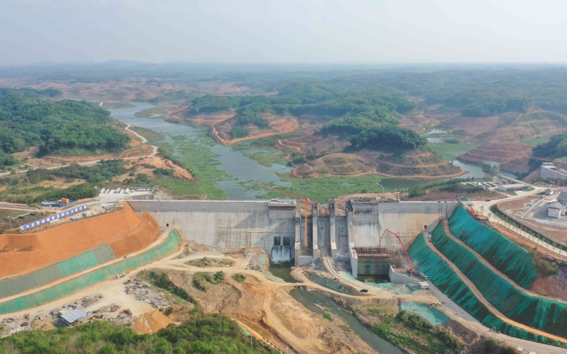 加速推进工程建设  全力冲刺下闸蓄水 ——天角潭水利枢纽工程完成10个分部工程验收