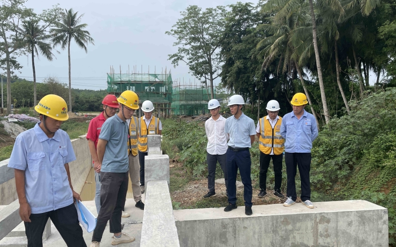 党建引领，，，攻坚提速——天角潭水利枢纽工程 完成首次分部工程验收